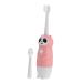 Beavorty 1 set electric toothbrush for children automatic toothbrush children's tooth cleaning brush Electric toothbrush for children Children's cleaning toothbrush cartoon 1 piece (1 Pack) pink