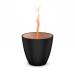 Stadler Form Aroma Diffuser Zoe diffuses essential oils with a unique flame effect for relaxing aromatherapy black