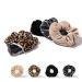 Velvet Hair Pocket Scrunchies Hair Ties wth Hidden Zipper for Girls Women Cute Elastic hair Accessories Great Scrunchy (4Mixed)