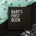 Design Letter Baby's First Book (Black) - Capture Milestones & Memories | Nordic Design 25x25cm - Buy Online on GoSupps.com