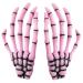 Limtula Halloween Claw Barrettes Dark Claw Hair Clip Cosplay Party Headwear Duckbill Clip Dress Up Party for Masquerade Pink