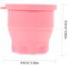 HOOTNEE Silica gel Washing machine brush cleaning pad washer cup tool cosmetic Cleaner scrub cup clean set Multifunction Scrubber cleaning bowl Makeup Tools drying rack 9.20X9.20X8.60CM Pink - Buy Online on GoSupps.com