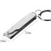 HCHGJKN Nail Clippers Stainless Steel Ultra-thin Foldable Hand Toe Nail Clippers Cutter With Keychain Cutter TrimmerNail Art Tool(Silver) - Buy Online on GoSupps.com