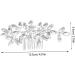 Healeved Crystal Hair Accessories Wedding Hair Comb Rhinestone Hair Comb for Bride Hair Side Comb Hair Accessories for Women Bride Hair Comb Rhinestone Hair Accessories Bridal Hair Comb - Buy Online on GoSupps.com