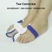 Adjustable Hallux Valgus Corrector - Bunion Toe Splint for Pain Relief - 2 Pcs - Buy Online on GoSupps.com