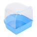 Balacoo Caged Bird Bath Bird Cage Parrot Supplies Bathing Tub for Small Brids Canary Budgerigar Cockatiel Lovebird