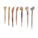 Minkissy Vintage Hair Sticks Handmade Cow Horn Chinese Japanese Chopsticks Hair Sticks