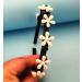 Flower Headband with Clips on the Top for Women Girls Bangs Clip Head Bands no Slip Fashion for Women Girls Double Braided Hairband Hair Bands with Clips Pearl Headbands - Buy Online on GoSupps.com