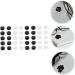 Shop Doitool 24 Pairs Anti-Slip Sports Glasses | Clear Frame & Silicone Holders - Perfect for Active Lifestyles - Buy Online on GoSupps.com