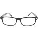 TBOC Reading Glasses +2.00 - Stylish Matt Black Reading Aid for Men & Women - Ideal for Seniors & Digital Devices - Presbyopia Support (1 Pack) - Buy Online on GoSupps.com