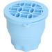 Makeup Brush Scrubber Makeup Brush Cleaning Bowl Portable Space Saving 2 in 1 Multifunctional Palm Size Folding with Brush Drying Rack for Daily (Blue) - Buy Online on GoSupps.com