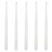 Verdant touch Tuft toothbrush Tuft toothbrush 5 pieces interdental orthodontic toothbrush with soft bristles removes stubborn spots white
