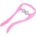 Verdant Touch Roller Neck Massage Tool | Handheld Trigger Point Neck & Shoulder Self Massager - Pink - Buy Online on GoSupps.com
