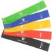 5 Pieces Resistance Bands Set - Versatile Home Gym Equipment for Effective Workouts - Ideal for Men & Women - Black Red Yellow Blue Green - Buy Online on GoSupps.com