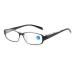 Iynwbjts anti-blue light reading glasses fashionable women's reading glasses young looking and comfortable men's reading glasses KY8102 (Color: Inner Transparent Box Size: 3.00) 3.00 Inner Transparent Box