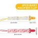 DDKY 4 Pack Baby Pacifier Chains - Universal Fit for Most Pacifiers & Teething Toys | Fruit Series - Ideal for International Shipping - Buy Online on GoSupps.com