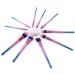Beifenl 10 Pieces of Makeup Brush Eye Shadow Blush Foundation Makeup Brush Professional Face Makeup Tool Blue Pink - Buy Online on GoSupps.com