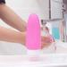 5-Piece Silicone Travel Bottles Set | Leak-Proof Portable Containers for Shampoo & Toiletries - Black - Buy Online on GoSupps.com