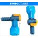 TXSN Hydration Bladder Bite Valve Replacement - Pack of 2 Nozzle Valve with ON-Off Switch - Buy Online on GoSupps.com