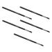 FOMIYES 10 Pcs Makeup Brush Eyebrow Brush Eye Brush Eyeliner Brush Makeup Eyeliner Wand Girl Oblique Head 16x0.7cmx2pcs Blackx2pcs