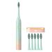 Electric Toothbrush IPX7 Waterproof Toothbrush Automatic for Shower (Green)