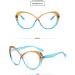 SERONI Large TR90 Butterfly Blue Light Blocking Glasses for Men & Women | Anti-UV Computer & Reading Glasses | Tea Blue 63mm - Buy Online on GoSupps.com