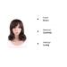 MapofBeauty Natural Short Curly Wigs for Girls - Brown Ladies' Fashion Wig | International Shipping Available - Buy Online on GoSupps.com