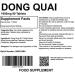 Dong Quai 1000mg 90 Tablets - UK Made | Pharmaceutical Grade - Buy Online on GoSupps.com