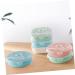 KICHOUSE Appetizer Tray Dried Fruit Snack Tray with Lid Fruit Bowl Candy Containers with Lids Food Trays 28.5*7.3cm Pink - Buy Online on GoSupps.com