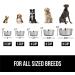 Gorilla Grip Stainless Steel Dog Bowl Set of 2 - Heavy Duty, Rust Resistant, BPA Free - Non-Slip Rubber Base - Quiet Pet Bowls for Cats and Dogs - 3 Cup Gray - Buy Online on GoSupps.com