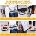 Takrink Shiatsu Massage Cushion - 8 Knots 3 Speeds & Heat Function for Back & Neck Relief - Remote Control & 1.8m Power Cable - Shop Worldwide! - Buy Online on GoSupps.com