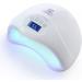 Makartt LED UV Nail Lamp 48W Nail Dryer Gel Nail Curing Lamp for Gel Polish UV Light for Gel Nails with 3 Timer Auto Sensor
