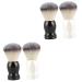Beaupretty 4 pieces manual shaving brush Tools Shaving Shaving multi -purpose brushes Comfortable razor brush hairdressing salon Salon Barf brush Bart Branch brush man wooden handle portable gift 10.5x3.3cmx2Pcs such