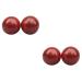 Tovinanna 4 pieces manual massage balls Massage ball made of wood baoding balls train chinese medicine balls wooden massage smooth wood muscle round ladies red bamboo classic rosewood
