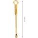 Cabilock Tiny Spoon 20pcs Ear Cleaning Kit - Safe Ear Wax Removal Tool - Keychain Pendant - Easy & Painless Ear Pick for Men, Women, Kids - Gold & Silver (Small Spoons) - Buy Online on GoSupps.com