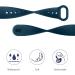 Buy Ainiv Adjustable Fitness Bracelets for Xiaomi Mi Band 3/4/5/6/7/8 - Waterproof Silicone/Nylon/Stainless Steel - 3-Pack in Black/Gray/Blue - Buy Online on GoSupps.com