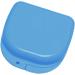 Verdant Touch Sky Blue Denture Case - Portable Dustproof Storage Box for Artificial Teeth | International Shipping Available - Buy Online on GoSupps.com
