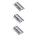 Angoily 3st razor head made of zinclegation Traditional razor parts Electric shears for men Electric shears for men robust razor head without blade bracket component man silverx3stk mediumx3pcs
