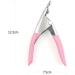 Nail Clippers Professional Manicure Pedicure Sharp Blade Clip Tool Acrylic Nail Clipper for Acrylic Nails Fake Nail Tips Salon Home Nail Art Plum - Buy Online on GoSupps.com