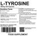 L-Tyrosine 500mg Supplement 180 Capsules - Pharmaceutical Grade - Buy Online on GoSupps.com