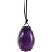 Natural Yoni Crystal Egg Roe Amethyst & Jade Kegel Exercise Balls | Pelvic Floor Strengthening 45mm & 30mm - Buy Online on GoSupps.com