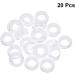 Healifty 10 Pairs Anti-Slip Silicone Eyeglass Rings | Temple & Ear Hook Repair Accessories | White | Order Internationally - Buy Online on GoSupps.com