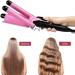 Hair Curler 25mm 3 Barrel Hair Waver Curling Wand with 2 Temperature Control 60s Quick Heating for Long/Short Hair Styling Big Wave Electric Hair Crimpers Tongs Best Gift for Women - Buy Online on GoSupps.com