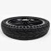 INSTR Electric Wheelchair Rear Wheel Assembly Honeycomb Solid Tires Back Wheel Replacement 12 1/2 x 2 1/4 - Black Pack of 2 - Buy Online on GoSupps.com