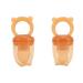 Fresh Fruit Feeder Pacifier for Toddlers | Soft Silicone Dental Relief & Anti-Losing Design - 2 Pieces - Buy Online on GoSupps.com