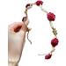 JSGHGDF Temperament Flocking Rose Shape with White Decors Unique Hair Hoop Bride Woman Wedding Party Headwear White Rose - Buy Online on GoSupps.com