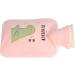 Spiral Hot Water Bottle 500ml - Cartoon Dinosaur Leak-Proof Heating Pad for Sore Muscles (Pink) - International Shipping - Buy Online on GoSupps.com