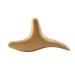 Healifty scratch massage Trident Shaped Guasha Board natural wood scraping massage tool cockroach plate massage tool for spa acupuncture