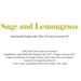 Buy Sage & Lemongrass Natural Soap - Organic Handmade & Eco-Friendly | International Shipping Available - Buy Online on GoSupps.com