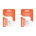 Elmex dental floss 50m - unintentional tooth strap for thorough tooth cleaning - thread with fleece effect and aminfluoride prevents caries and gum infections (pack with 2) 1 piece (2 pack)